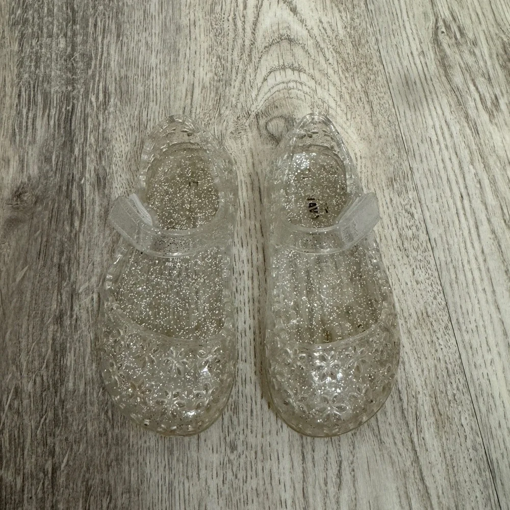 Kids Glitter Jelly Shoes